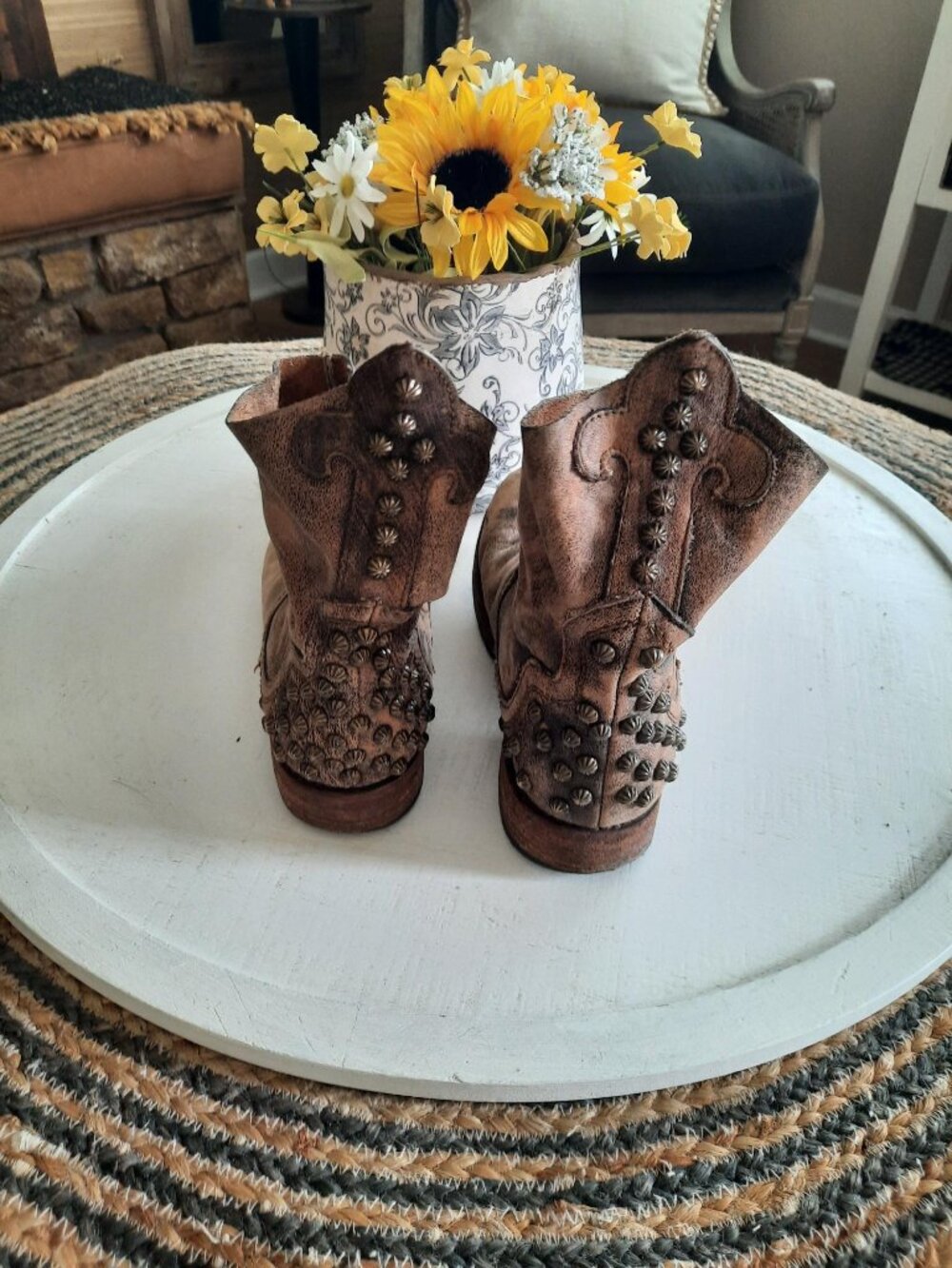 Freebird for Free People Haven Distressed Boot size 8.5 ~RARE~